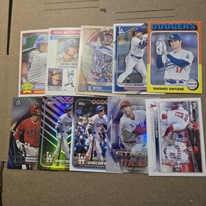 Topps Dodgers Trading Cards - Red, Blue, Gold